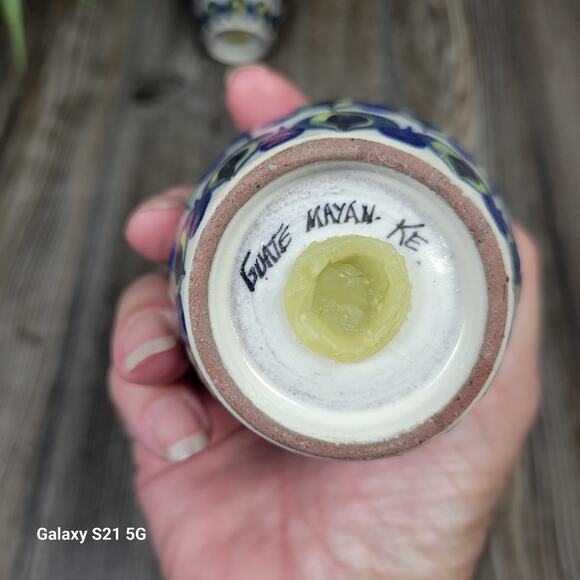 Vintage Ken Edward Guate Mayan Salt & Pepper Shakers - Picture 6 of 6